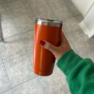 Orange Stainless Steel Tumbler